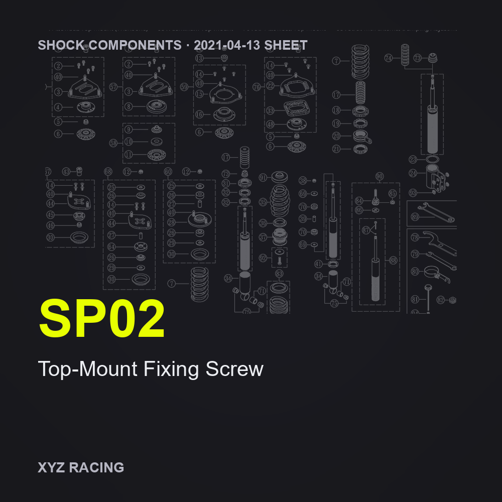 Top-Mount Fixing Screw (SP02)