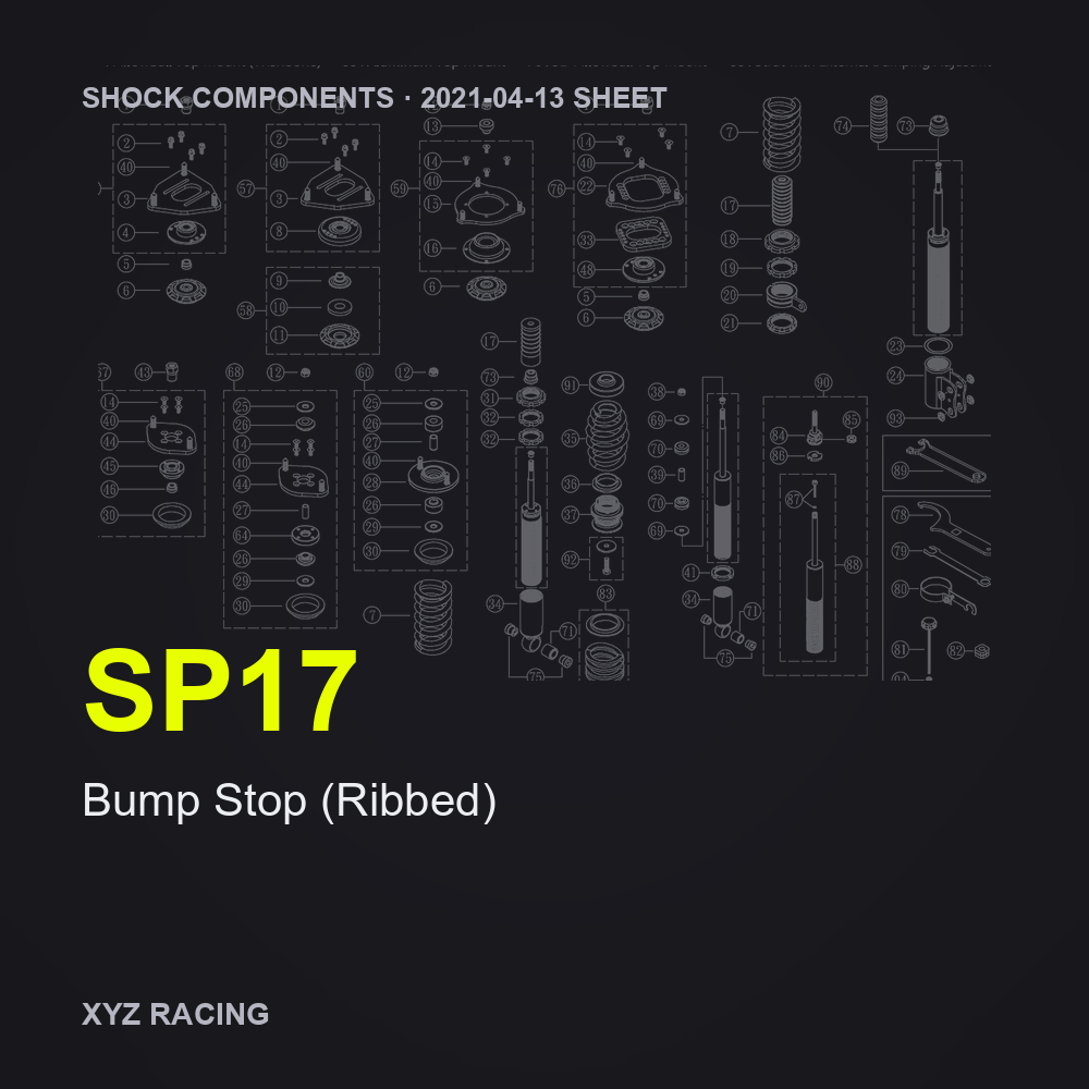 Bump Stop (Ribbed) (SP17)