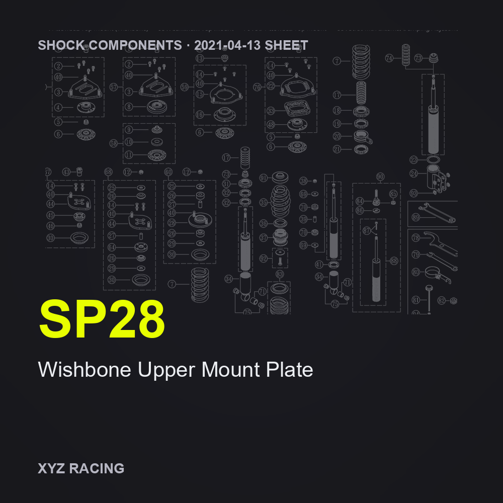Wishbone Upper Mount Plate (SP28)