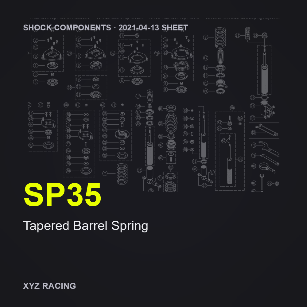 Tapered Barrel Spring (SP35)