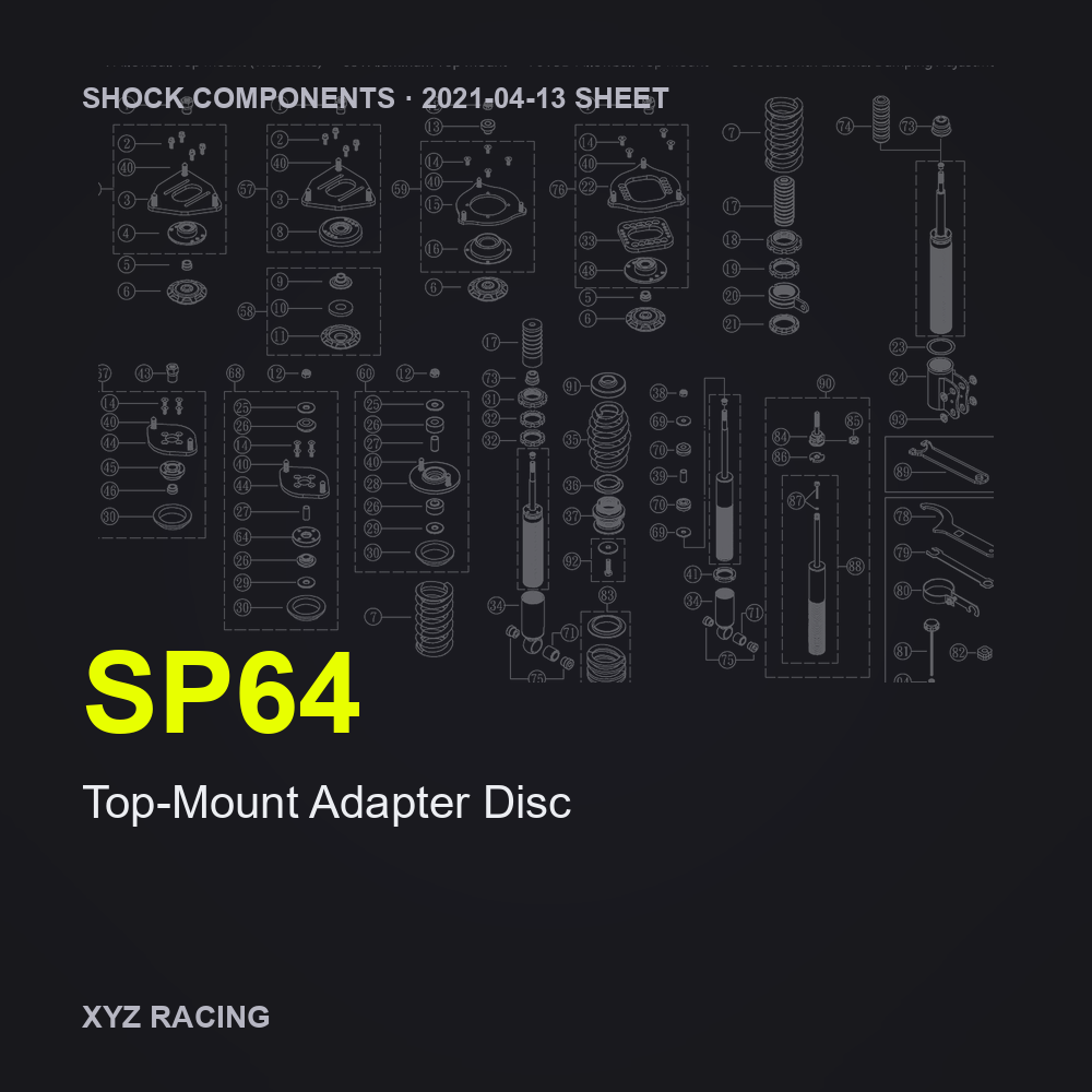 Top-Mount Adapter Disc (SP64)