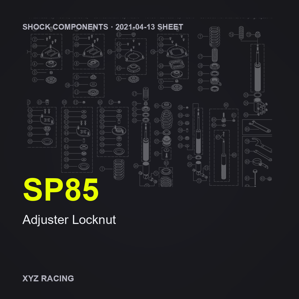 Adjuster Locknut (SP85)