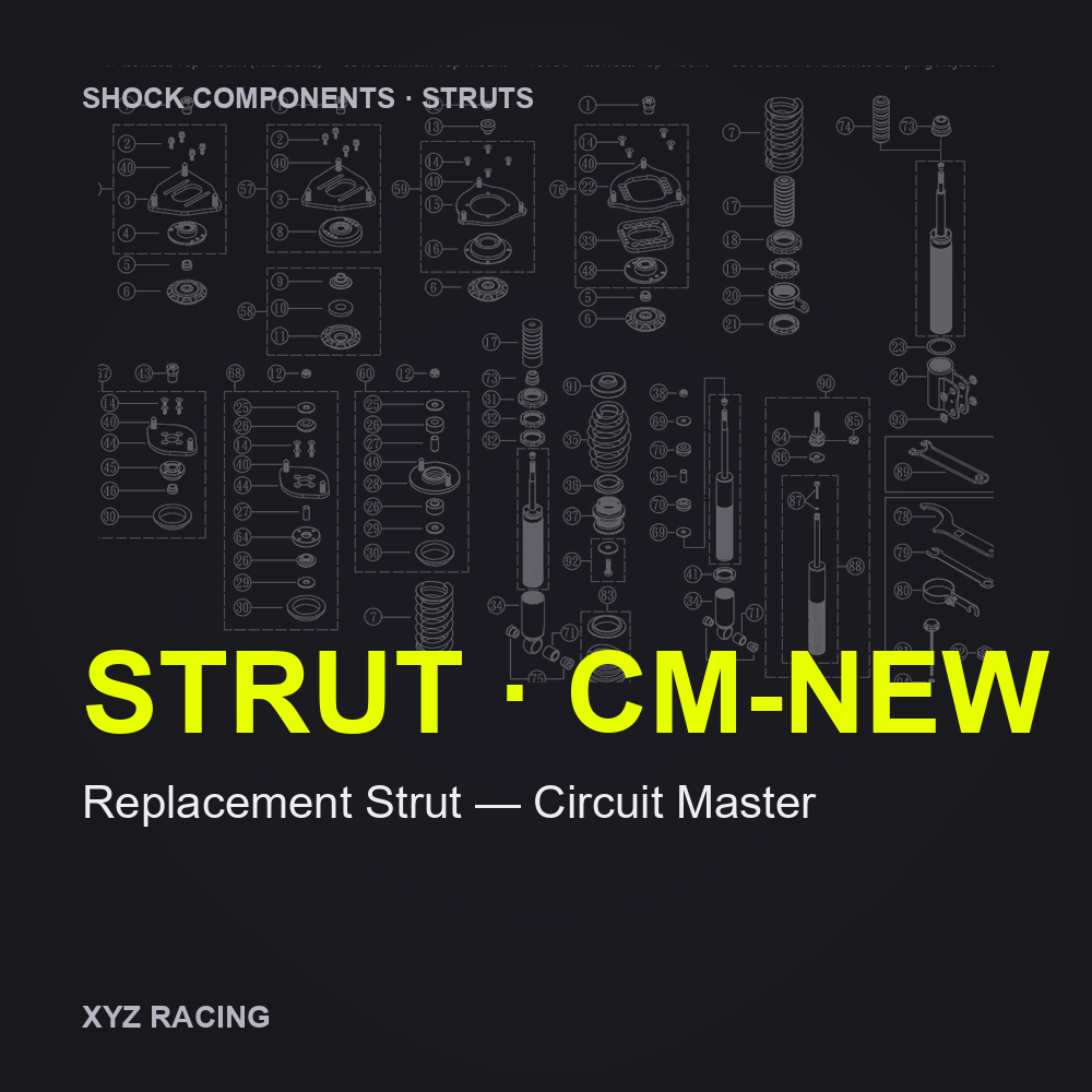Replacement Strut — Circuit Master (New Design, EDA)