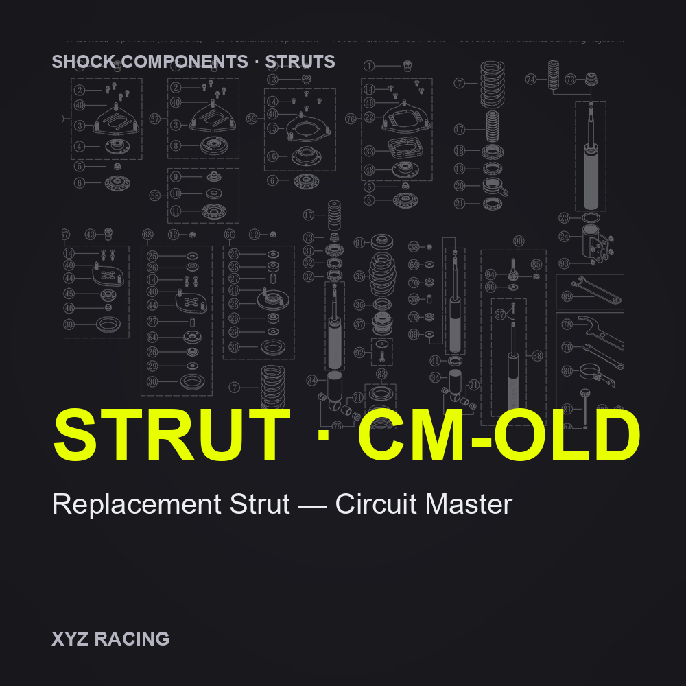 Replacement Strut — Circuit Master (Old Design)