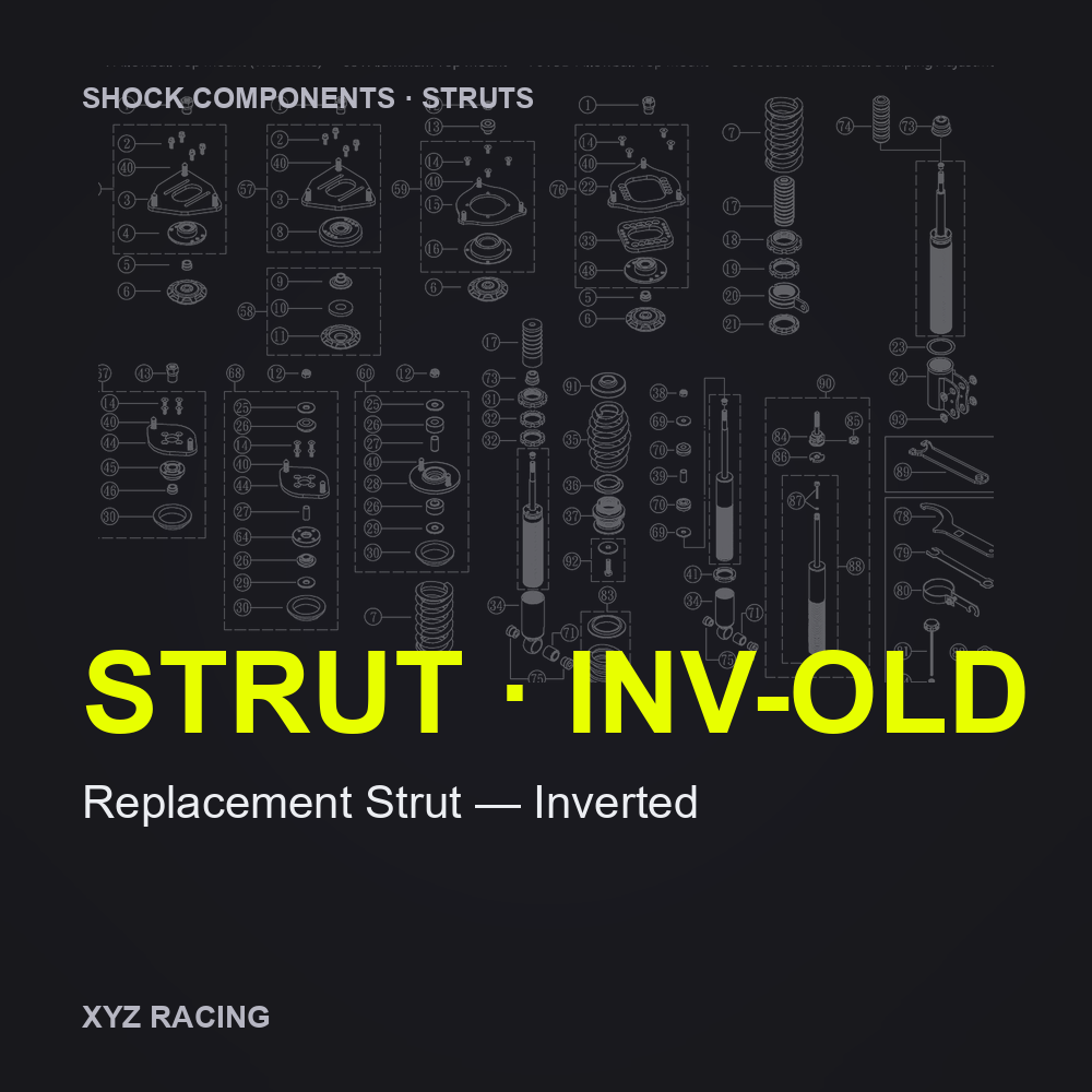 Replacement Strut — Inverted (Old Design)