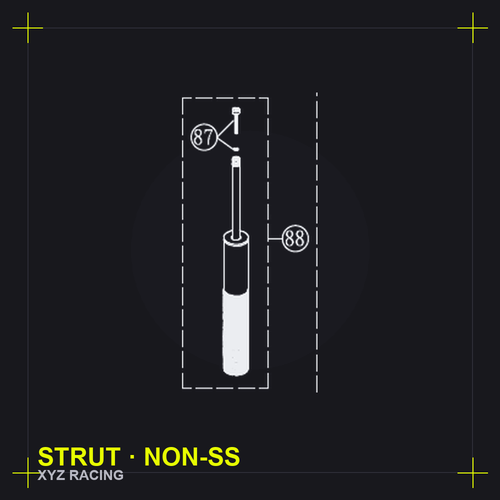 Replacement Strut — Non-SS Ranges (New Design, EDA)