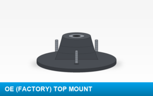 OE (factory) mount top mount