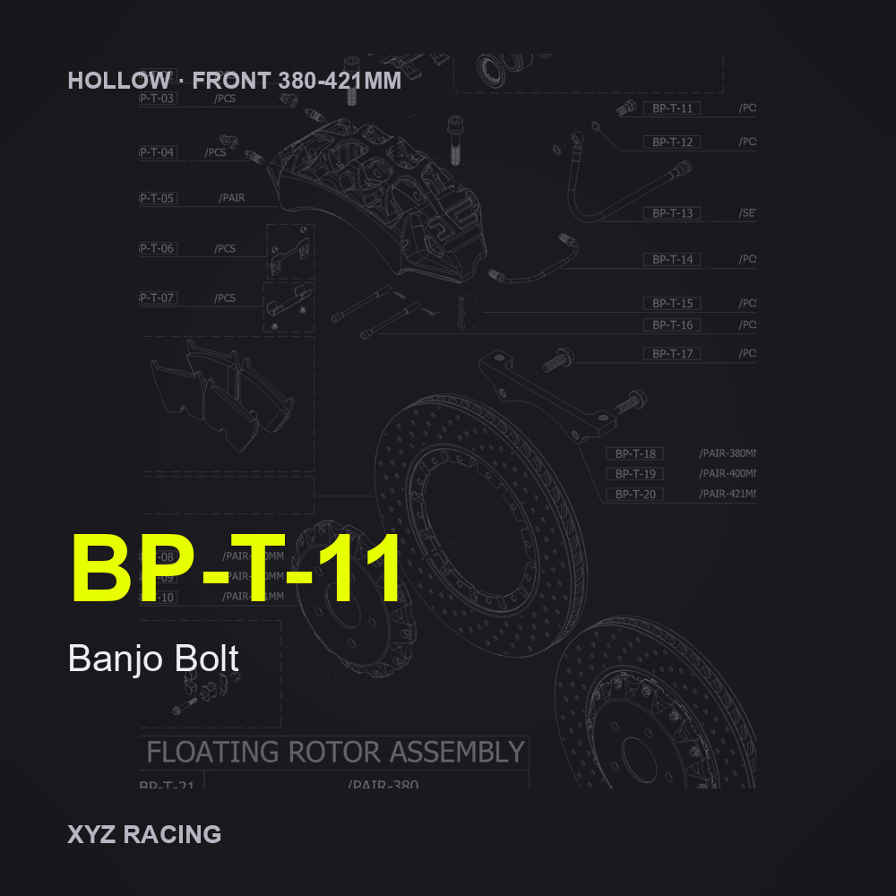 Banjo Bolt (BP-T-11) — Hollow Front 380-421mm