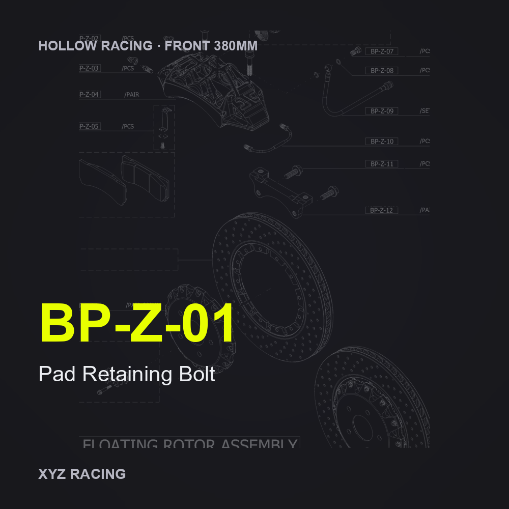 Pad Retaining Bolt (BP-Z-01) — Hollow Racing Front 380mm