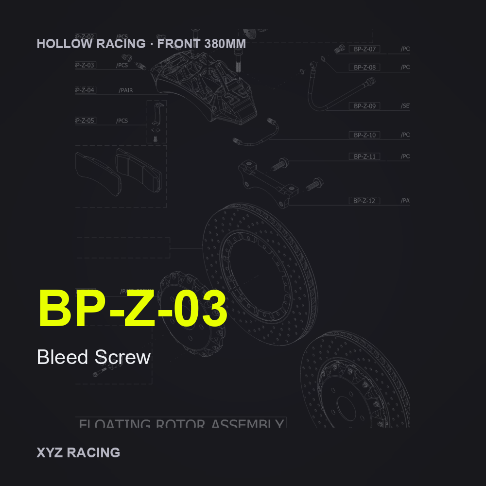 Bleed Screw (BP-Z-03) — Hollow Racing Front 380mm