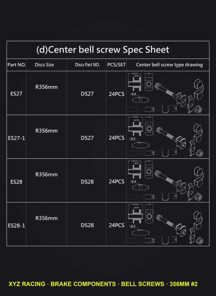 Rotor Bell Screw Set ES27